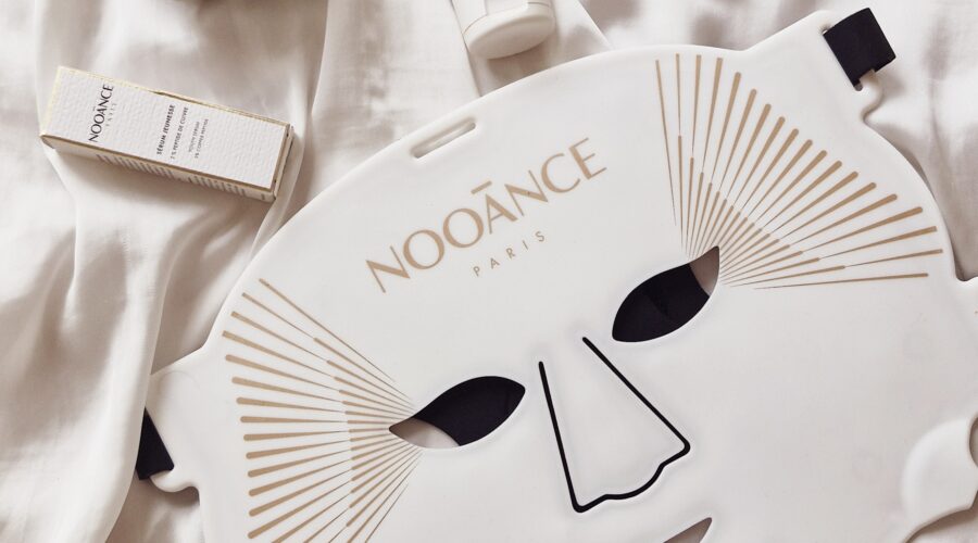 Masque led pro Nooance , soins au rétinol, soin solaire, soin clarifiant nooance